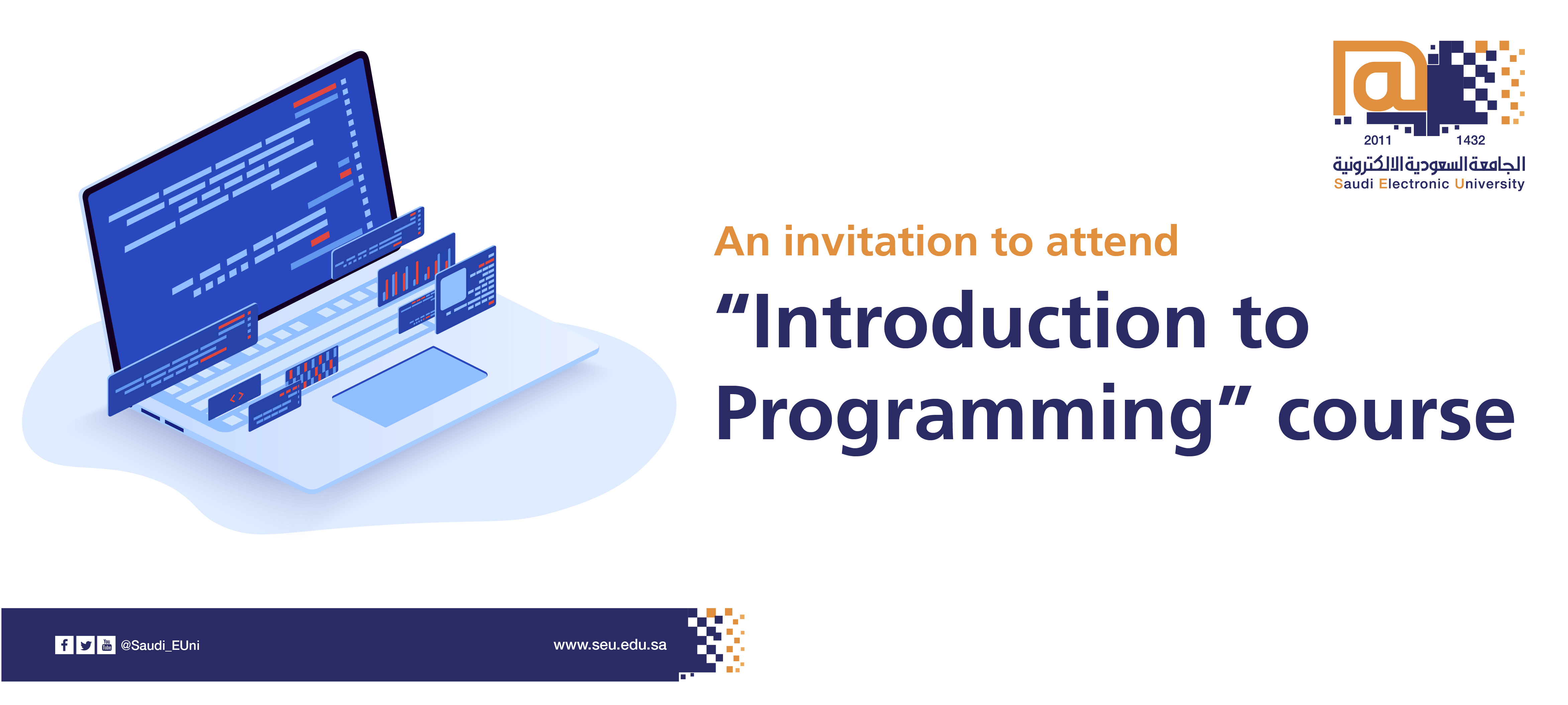 An invitation to attend “Introduction to Programming” course